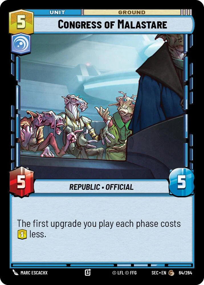 Congress of Malastare (64/264) (64/264) [Secrets of Power] (ONLINE ORDER ONLY)