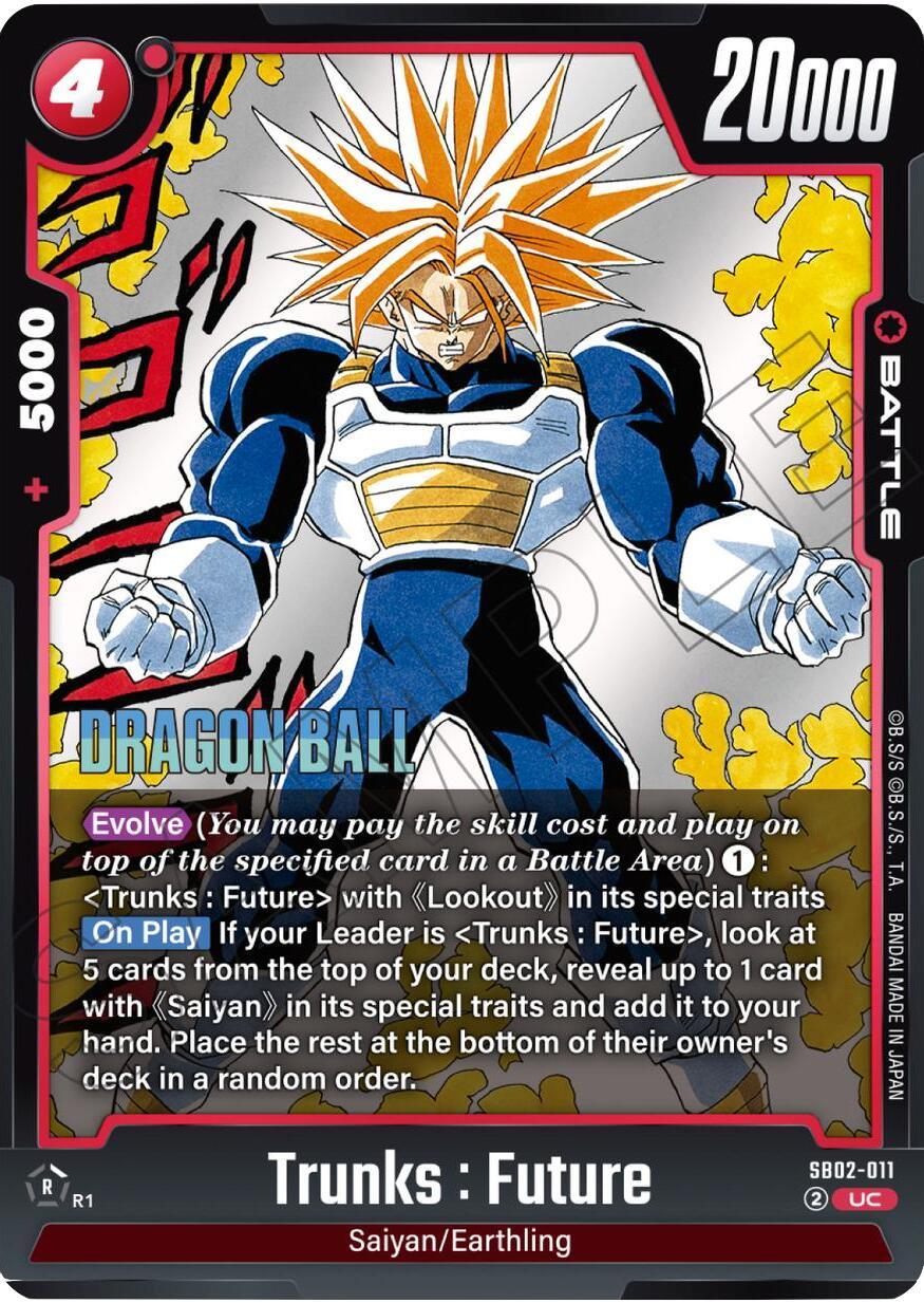 Trunks : Future (SB02-011) [Manga Booster 02] (ONLINE ORDER ONLY)