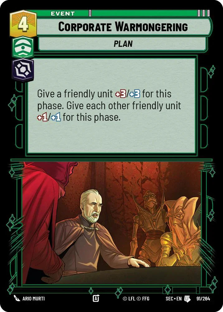 Corporate Warmongering (91/264) (91/264) [Secrets of Power] (ONLINE ORDER ONLY)