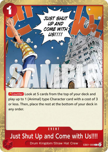 Just Shut Up and Come with Us!!!! (Pirate Foil) [Premium Booster -The Best- Vol. 2] (ONLINE ORDER ONLY)