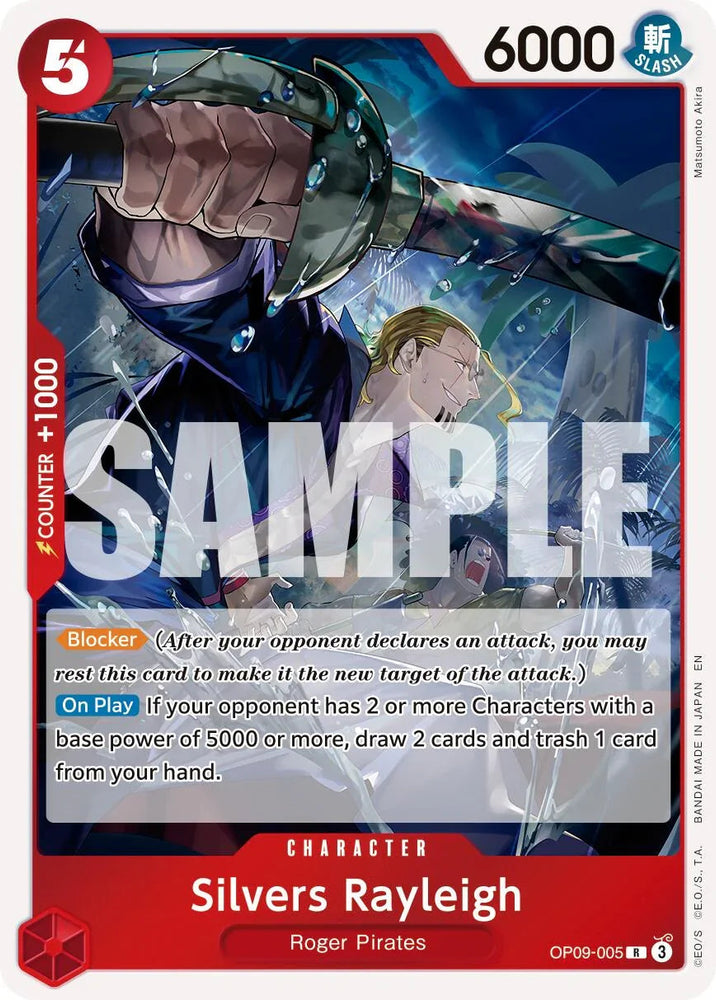 Silvers Rayleigh (OP09-005) (Reprint) [Premium Booster -The Best- Vol. 2] (ONLINE ORDER ONLY)