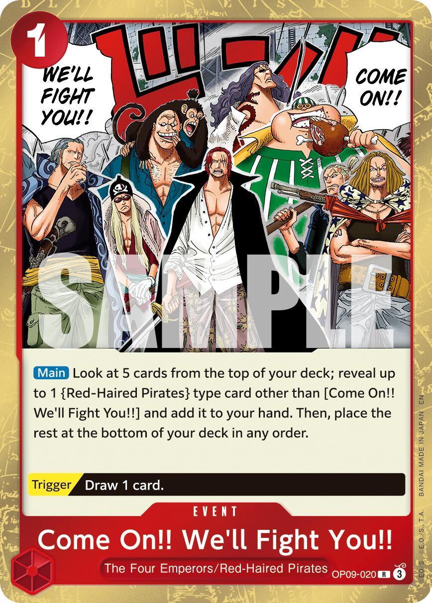 Come On!! We'll Fight You!! (Reprint) [Premium Booster -The Best- Vol. 2] (ONLINE ORDER ONLY)