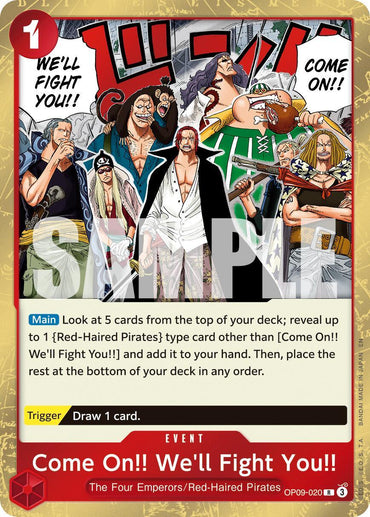 Come On!! We'll Fight You!! (Reprint) [Premium Booster -The Best- Vol. 2] (ONLINE ORDER ONLY)