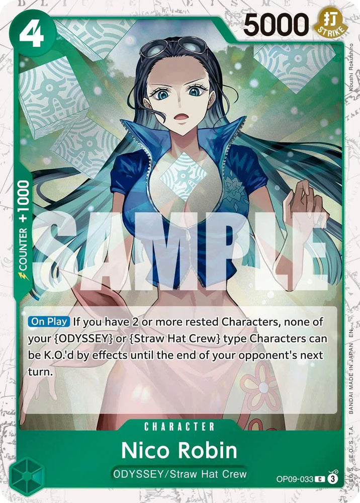 Nico Robin (OP09-033) (Pirate Foil) [Premium Booster -The Best- Vol. 2] (ONLINE ORDER ONLY)