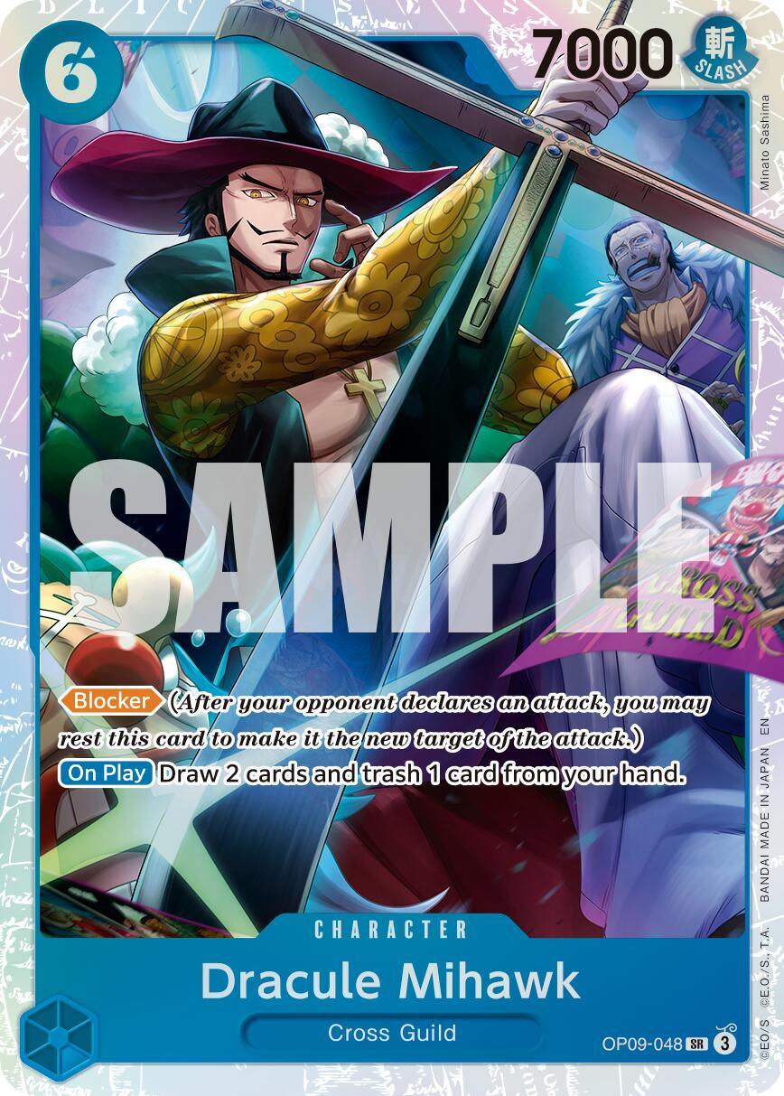 Dracule Mihawk (OP09-048) (Reprint) [Premium Booster -The Best- Vol. 2] (ONLINE ORDER ONLY)