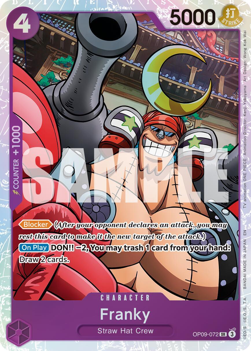 Franky (OP09-072) (Reprint) [Premium Booster -The Best- Vol. 2] (ONLINE ORDER ONLY)