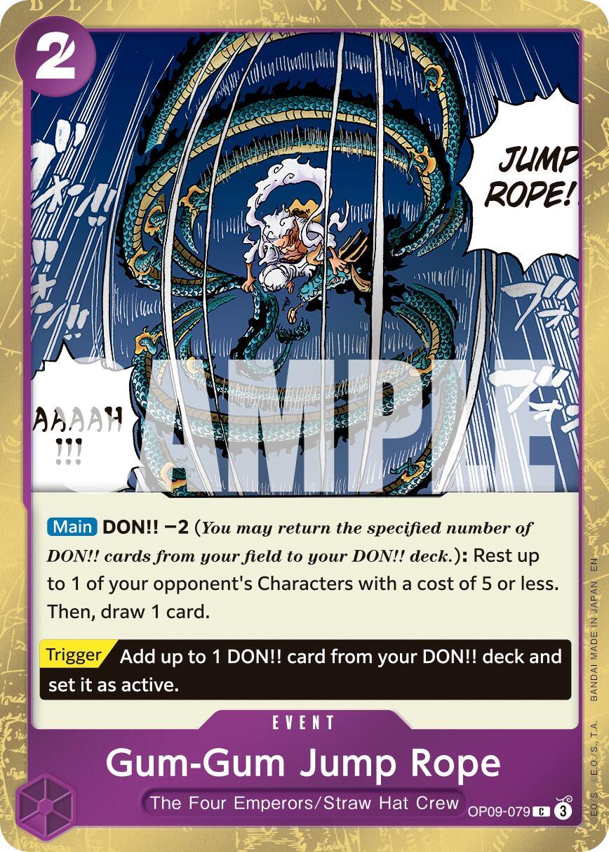 Gum-Gum Jump Rope (Pirate Foil) [Premium Booster -The Best- Vol. 2] (ONLINE ORDER ONLY)