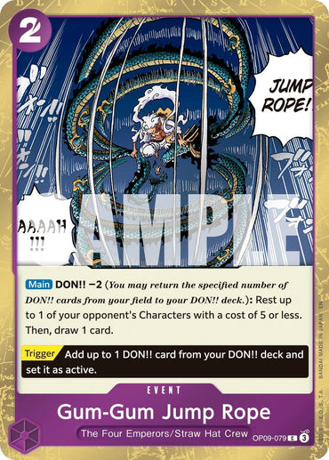 Gum-Gum Jump Rope (Pirate Foil) [Premium Booster -The Best- Vol. 2] (ONLINE ORDER ONLY)