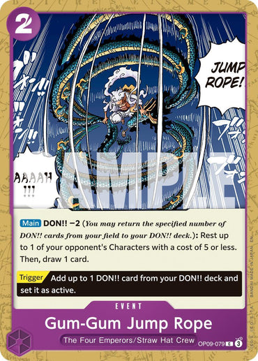 Gum-Gum Jump Rope (Reprint) [Premium Booster -The Best- Vol. 2] (ONLINE ORDER ONLY)
