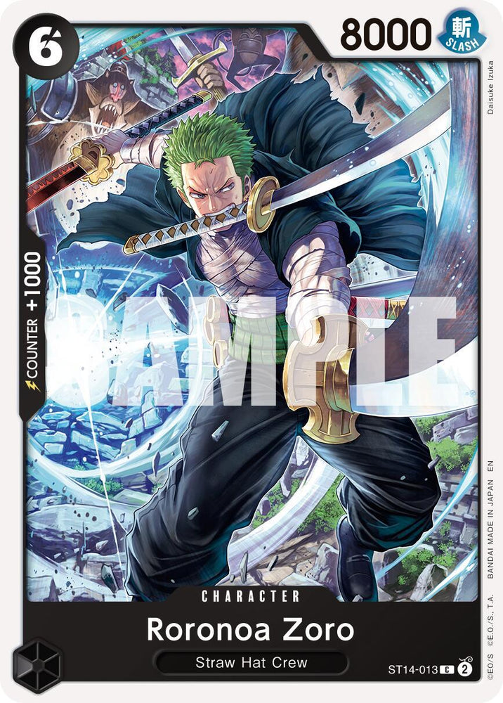Roronoa Zoro (ST14-013) (Reprint) [Premium Booster -The Best- Vol. 2] (ONLINE ORDER ONLY)