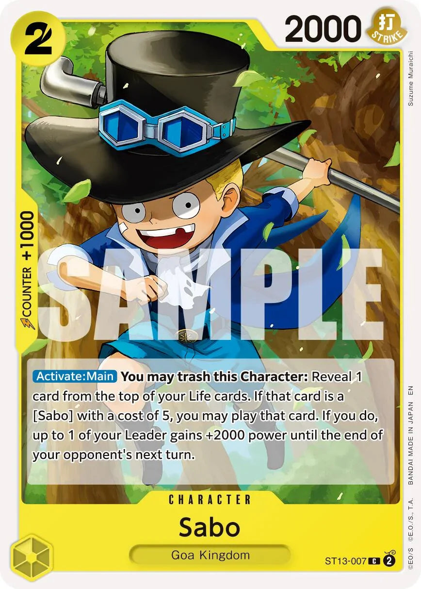 Sabo (ST13-007) (Reprint) [Premium Booster -The Best- Vol. 2] (ONLINE ORDER ONLY)