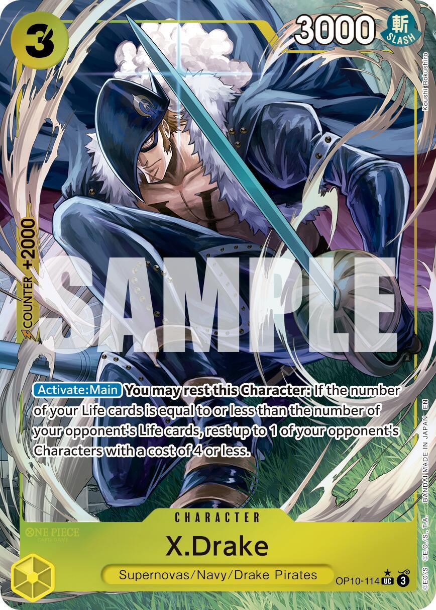 X.Drake (Alternate Art) [Premium Booster -The Best- Vol. 2] (ONLINE ORDER ONLY)