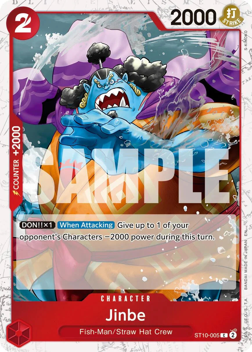 Jinbe (ST10-005) (Pirate Foil) [Premium Booster -The Best- Vol. 2] (ONLINE ORDER ONLY)