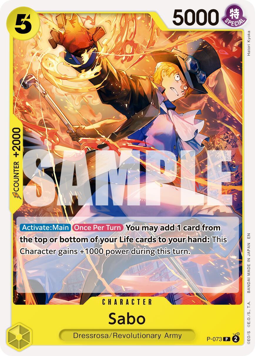 Sabo (P-073) (Reprint) [Premium Booster -The Best- Vol. 2] (ONLINE ORDER ONLY)
