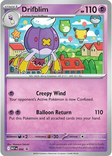 Drifblim (006) [Mega Evolutions Promo] (ONLINE ORDER ONLY)