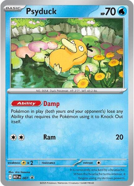 Psyduck (007) [Mega Evolutions Promo] (ONLINE ORDER ONLY)