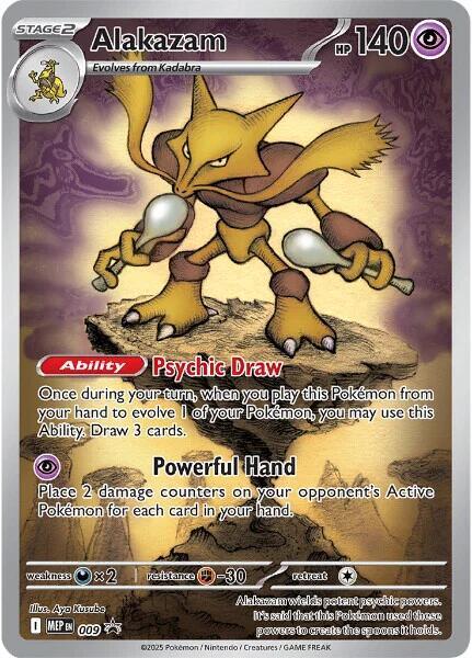 Alakazam (009) [Mega Evolutions Promo] (ONLINE ORDER ONLY)