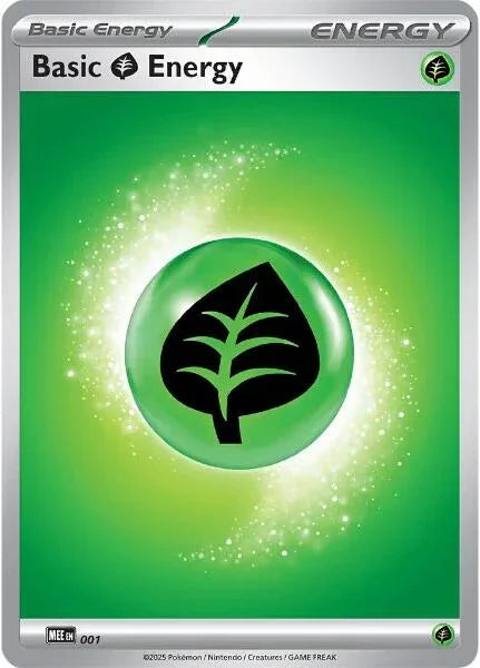 Basic Grass Energy - 001 [Mega Evolution Energies] (ONLINE ORDER ONLY)