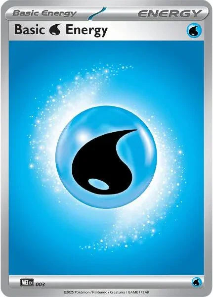 Basic Water Energy - 003 [Mega Evolution Energies] (ONLINE ORDER ONLY)