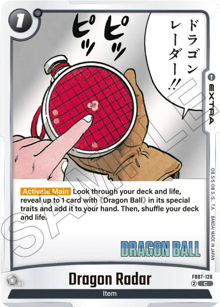 Dragon Radar [Manga Booster 02] (ONLINE ORDER ONLY)