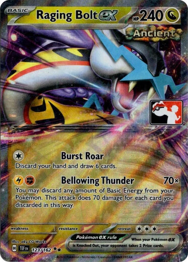 Raging Bolt ex (123/162) (Prize Pack Series 5) [Prize Pack Series Five] (ONLINE ORDER ONLY)