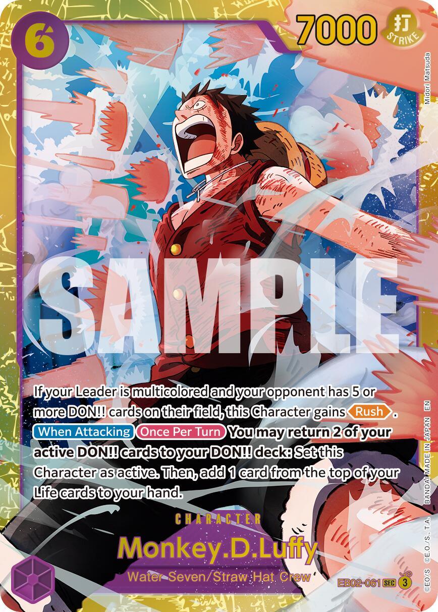 Monkey.D.Luffy (EB02-061) (Reprint) [Premium Booster -The Best- Vol. 2] (ONLINE ORDER ONLY)