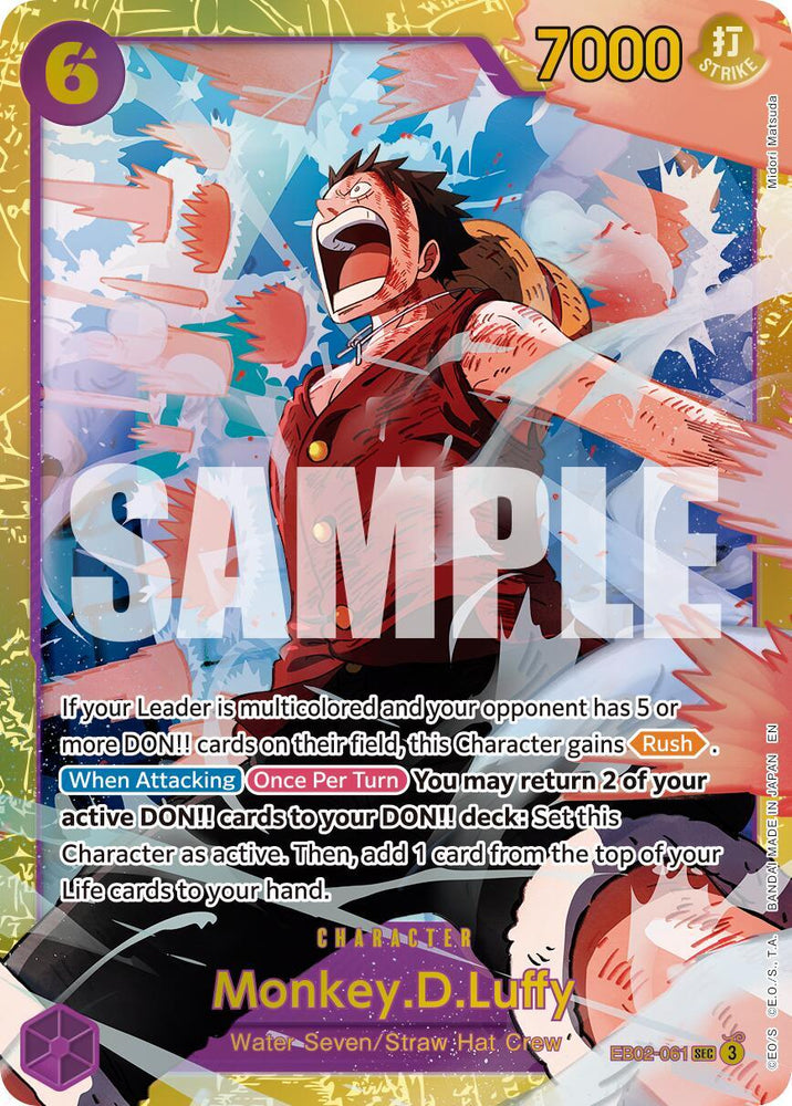 Monkey.D.Luffy (EB02-061) (Reprint) [Premium Booster -The Best- Vol. 2] (ONLINE ORDER ONLY)