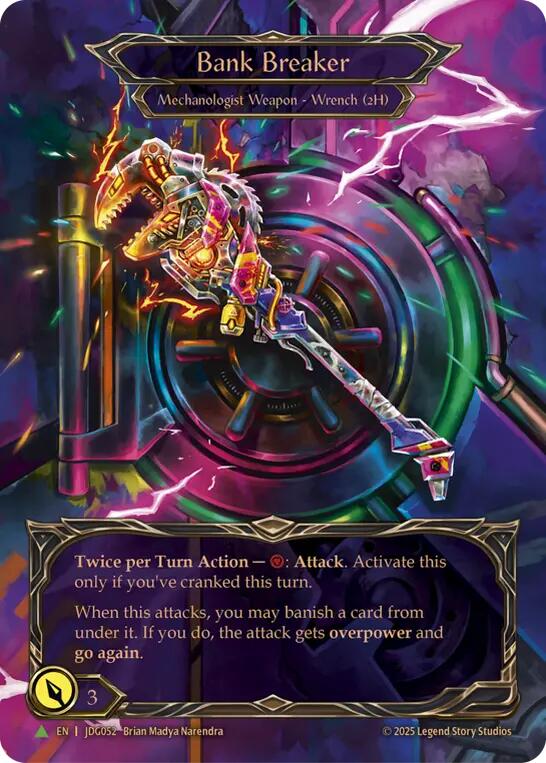 Construct Bank Breaker [JDG052] (Promo)  Cold Foil