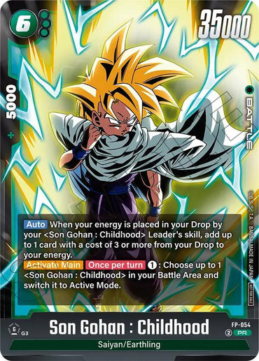 Son Gohan : Childhood (FP-054) (Tournament Pack 08) [Fusion World Tournament Cards] (ONLINE ORDER ONLY)