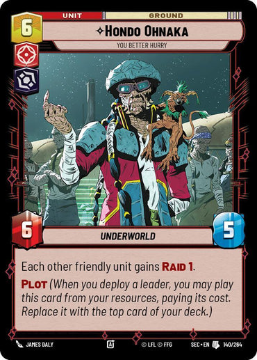 Hondo Ohnaka (140/264) - You Better Hurry (140/264) [Secrets of Power] (ONLINE ORDER ONLY)