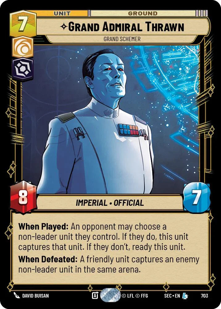 Grand Admiral Thrawn (193/264) - Grand Schemer (193/264) [Secrets of Power] (ONLINE ORDER ONLY)