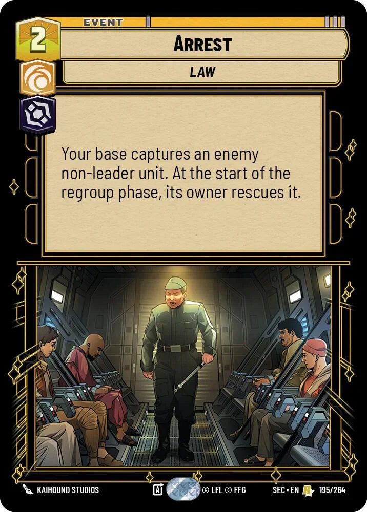Arrest (195/264) (195/264) [Secrets of Power] (ONLINE ORDER ONLY)