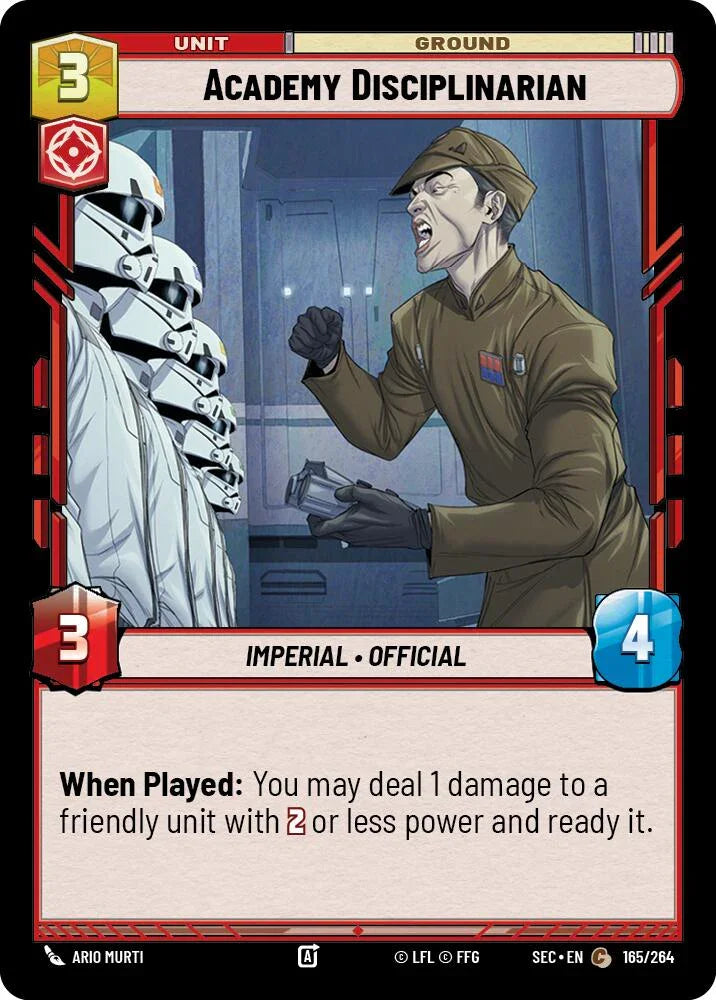 Academy Disciplinarian (165/264) (165/264) [Secrets of Power] (ONLINE ORDER ONLY)