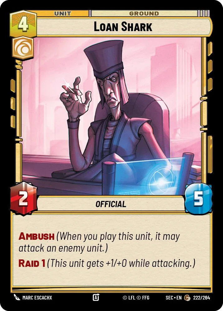 Loan Shark (222/264) (222/264) [Secrets of Power] (ONLINE ORDER ONLY)