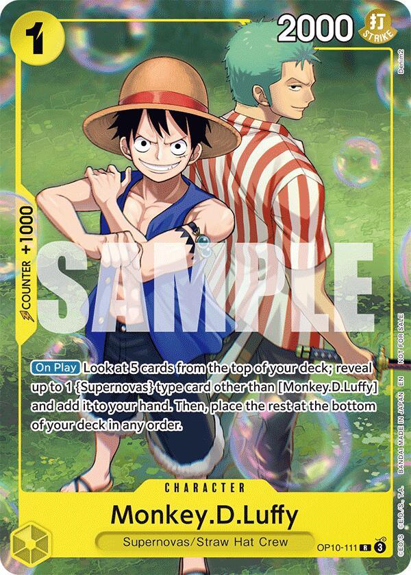 Monkey.D.Luffy (Learn Together Deck Set - Set Sail Event) [One Piece Promotion Cards] (ONLINE ORDER ONLY)