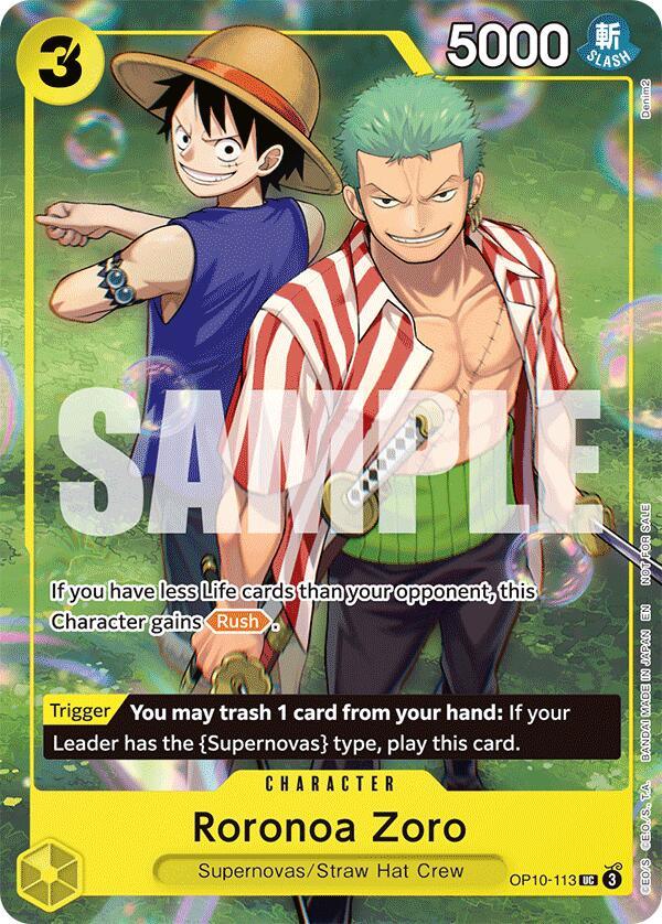 Roronoa Zoro (Learn Together Deck Set - Set Sail Event) [One Piece Promotion Cards] (ONLINE ORDER ONLY)
