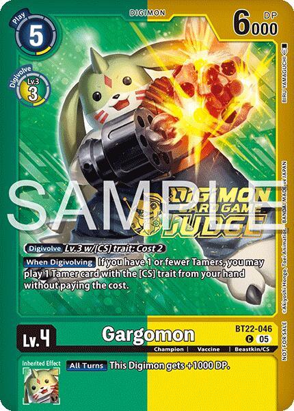 Gargomon [BT22-046] (Judge Pack 2025 Wave 2) [Cyber Eden] (ONLINE ORDER ONLY)