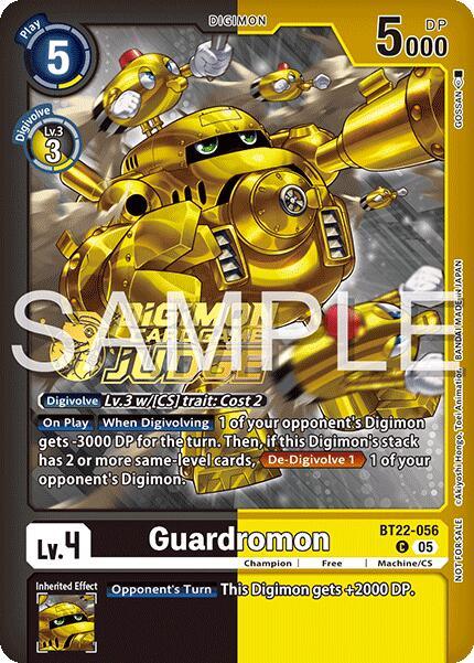 Guardromon [BT22-056] (Judge Pack 2025 Wave 2) [Cyber Eden] (ONLINE ORDER ONLY)