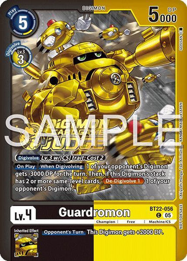 Guardromon [BT22-056] (Judge Pack 2025 Wave 2) [Cyber Eden] (ONLINE ORDER ONLY)