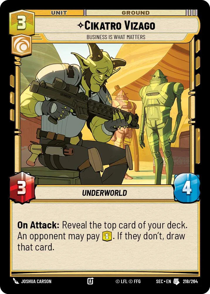 Cikatro Vizago (218/264) - Business is What Matters (218/264) [Secrets of Power] (ONLINE ORDER ONLY)