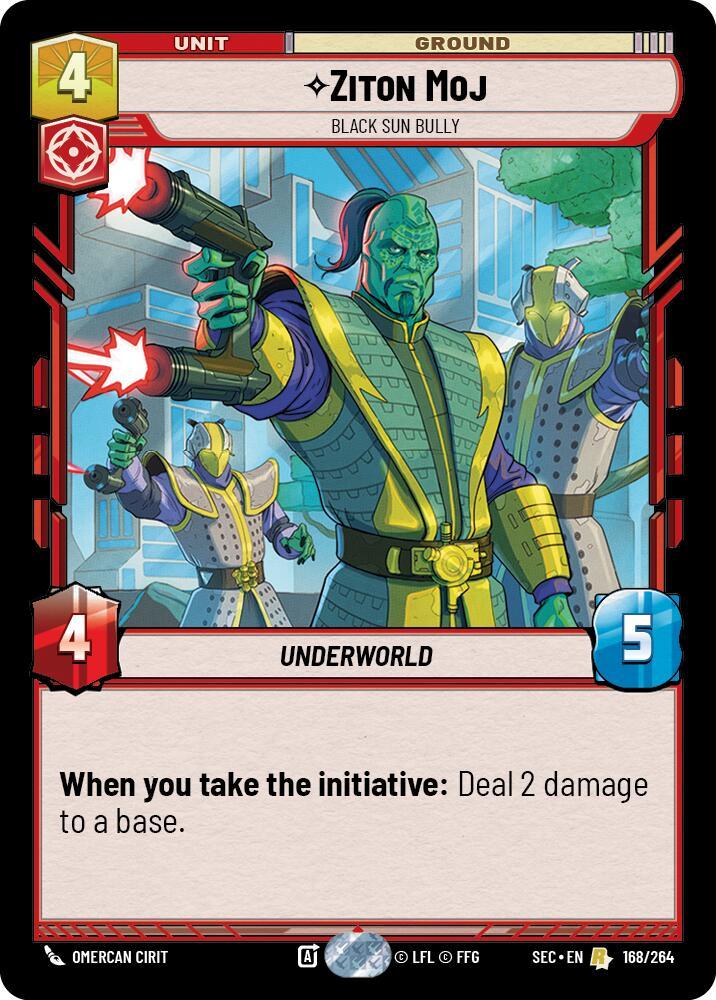 Ziton Moj (168/264) - Black Sun Bully (168/264) [Secrets of Power] (ONLINE ORDER ONLY)
