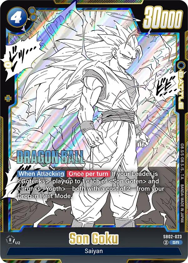Son Goku (SB02-023) [Manga Booster 02] (ONLINE ORDER ONLY)