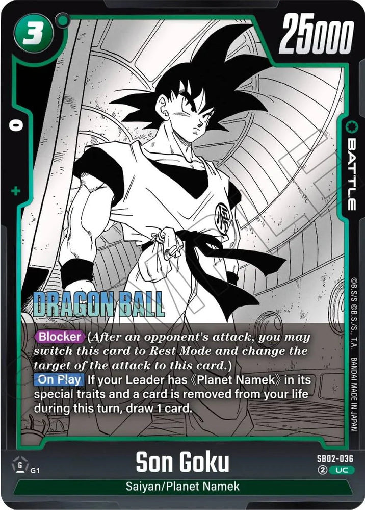 Son Goku (SB02-036) [Manga Booster 02] (ONLINE ORDER ONLY)