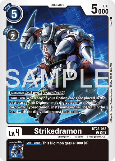 Strikedramon [BT23-053] [Hackers' Slumber] (ONLINE ORDER ONLY)