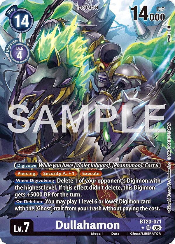 Dullahamon [BT23-071] (Alternate Art) [Hackers' Slumber] (ONLINE ORDER ONLY)