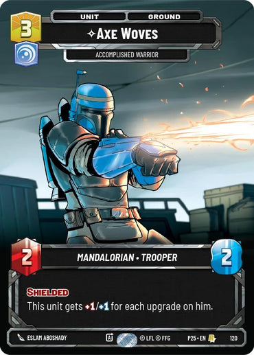 Axe Woves - Accomplished Warrior (120) (120) [Sector and Regional Promos: Season 1] (ONLINE ORDER ONLY)