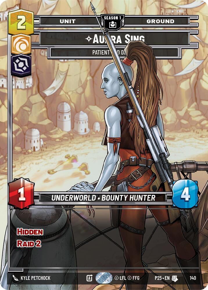 Aurra Sing - Patient and Deadly (140) (140) [Sector and Regional Promos: Season 1] (ONLINE ORDER ONLY)