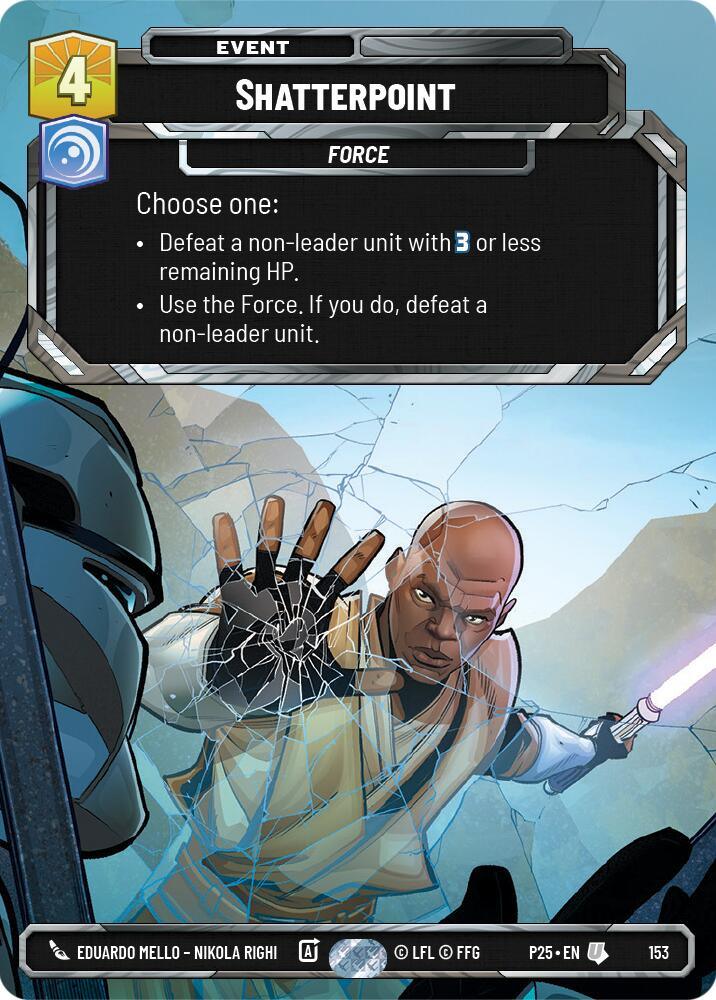 Shatterpoint (153) (153) [Sector and Regional Promos: Season 1] (ONLINE ORDER ONLY)