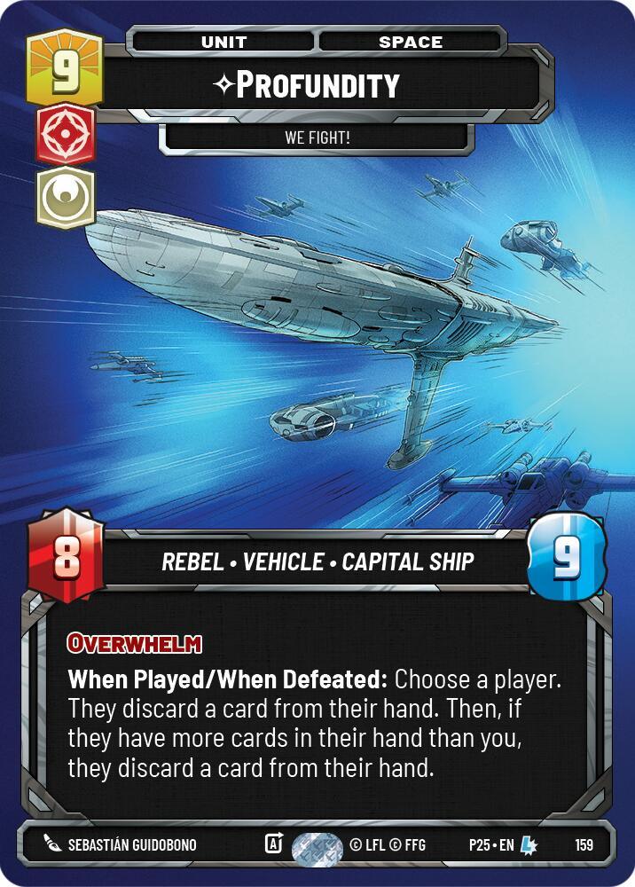 Profundity - We Fight! (159) (159) [Sector and Regional Promos: Season 1] (ONLINE ORDER ONLY)