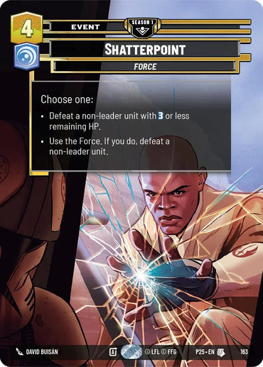 Shatterpoint (163) (163) [Sector and Regional Promos: Season 1] (ONLINE ORDER ONLY)